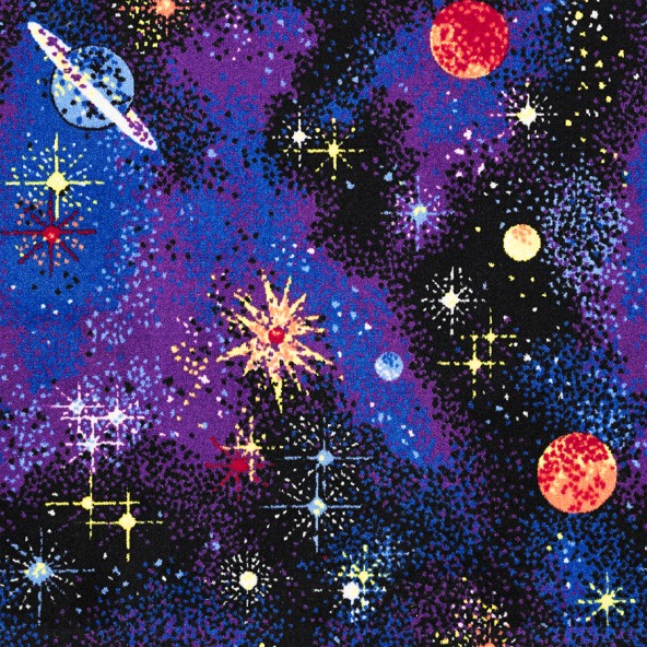 Space Explorer Fluorescent Quick-ship Carpet - Joy Carpets