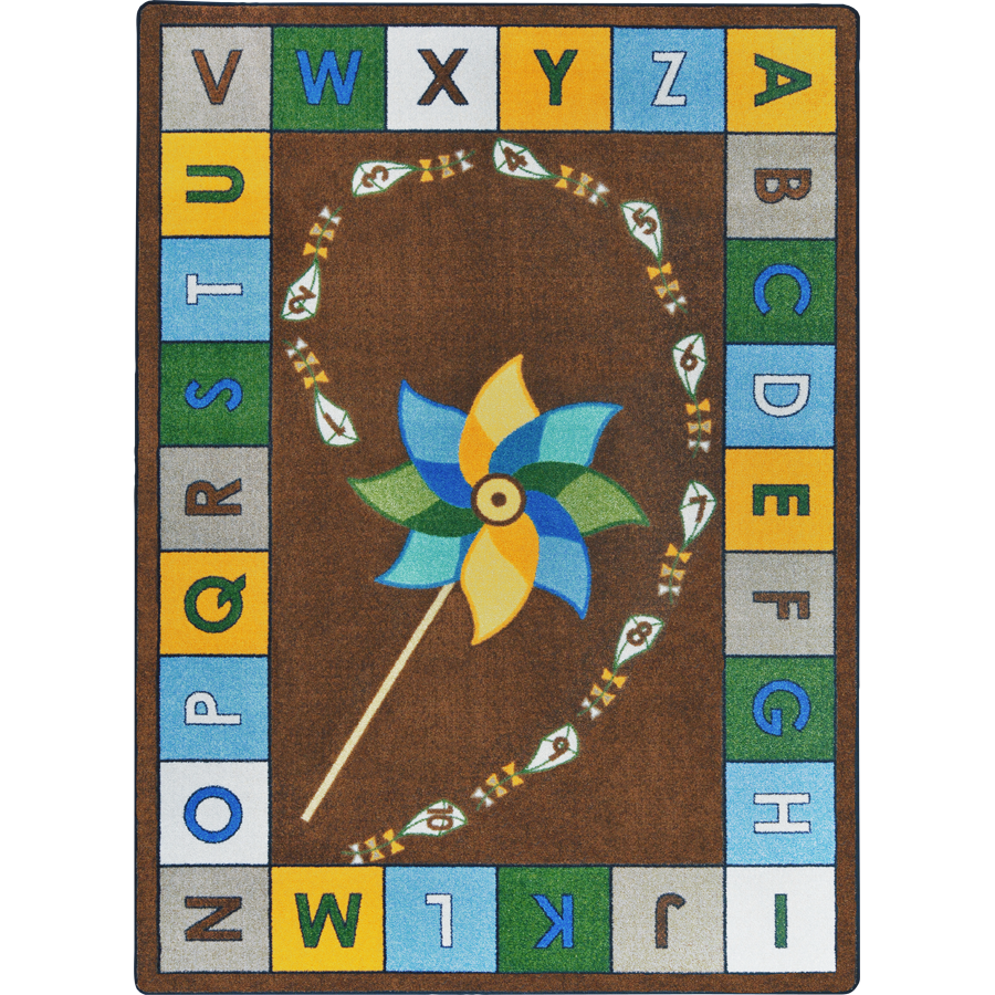Alphabet Pinwheel Rug - Joy Carpets